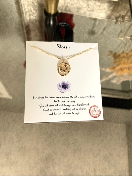 STORM 18k gold dipped