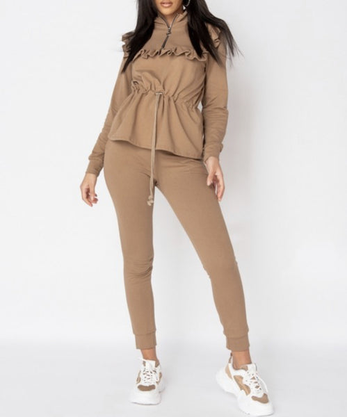 CRISSY TRACKSUIT- TAN