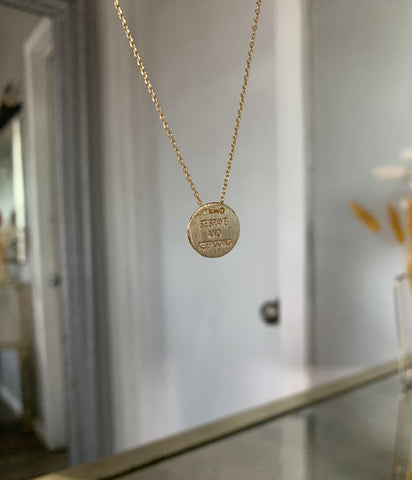 'BE BRAVE AND KEEP GOING' NECKLACE