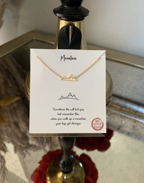 'STRONGER' NECKLACE 18k gold dipped