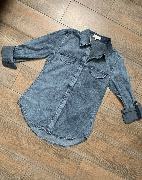 DENISE DENIM TOP