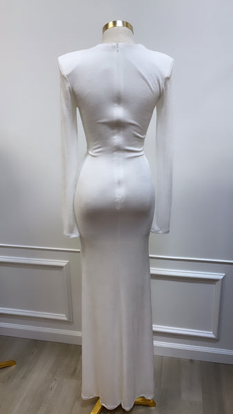 AVA COUTURE DRESS- DOVE