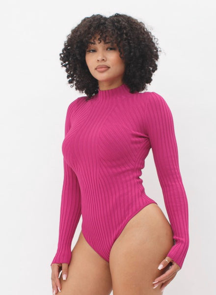 KARINA BODYSUIT- MAGENTA