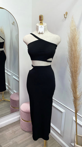 NIKKI RIBBED SET