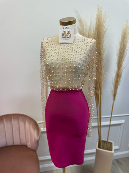 NADIA DREAM TOP-NUDE