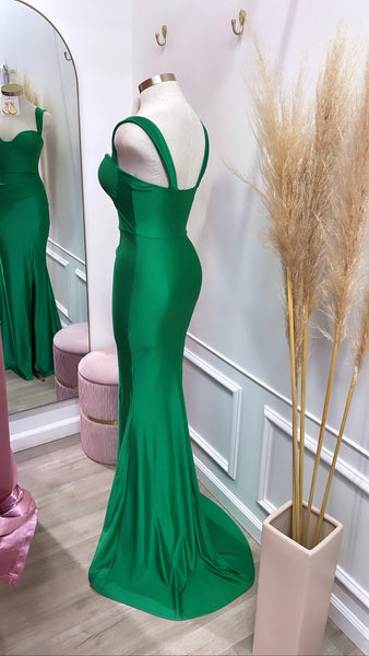 FAVI COUTURE DRESS- GREEN