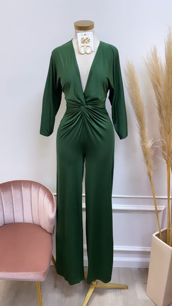 JANELLE JUMPSUIT- GREEN