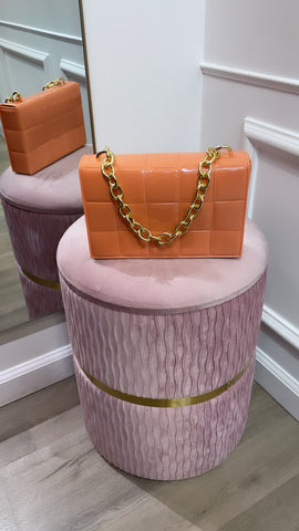 VIVIE HANDBAG- SALMON