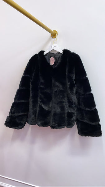 EMILY FAUX MINK COAT