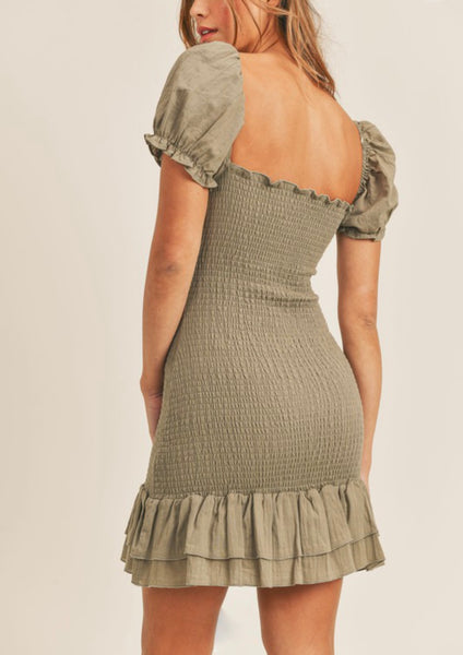 VIANCA SMOCKED DRESS