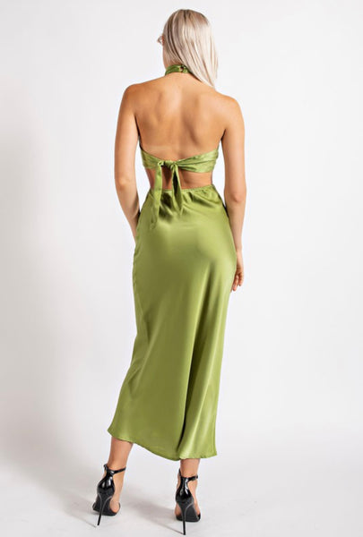 AMELIA MIDI- AVOCADO