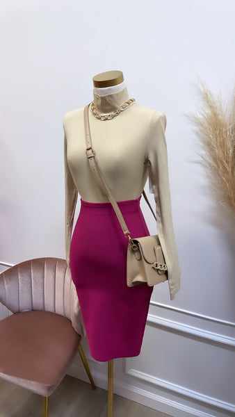 FAVORITE TURTLENECK- NUDE