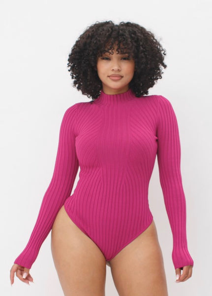 KARINA BODYSUIT- MAGENTA