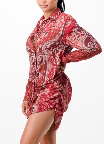 GIANNA SHIRT DRESS