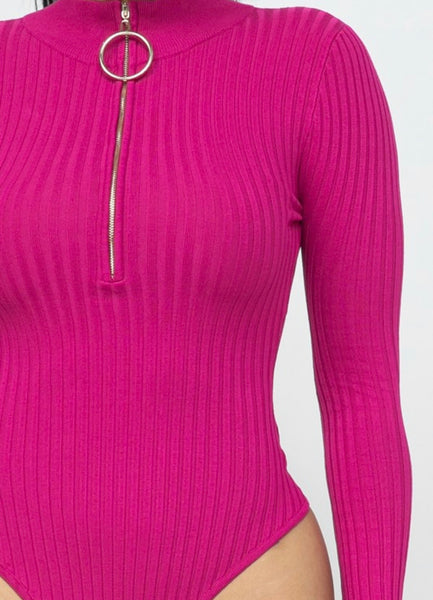 ARIANA BODYSUIT- MAGENTA
