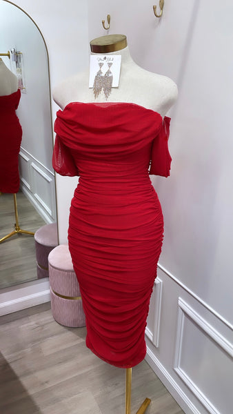 CHARLOTTE MIDI- RED