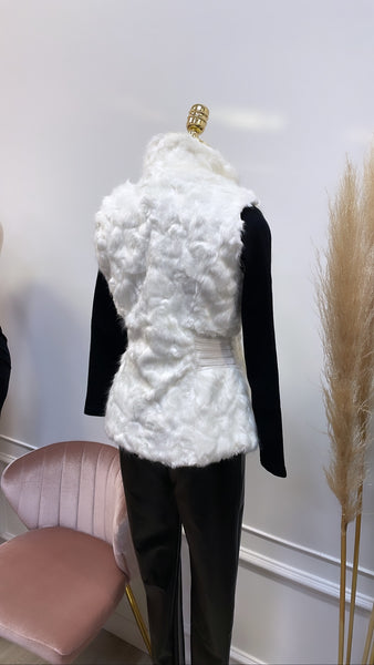 KATIE FAUX FUR VEST