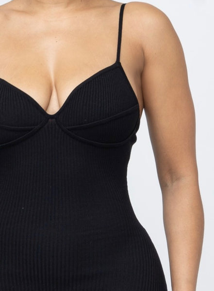 SARA RIBBED KNIT JUMPSUIT