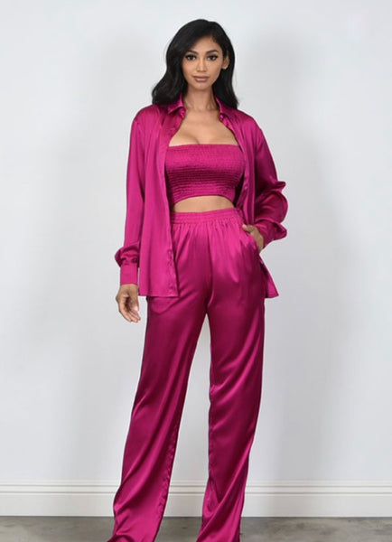 KYLIE SET- MAGENTA